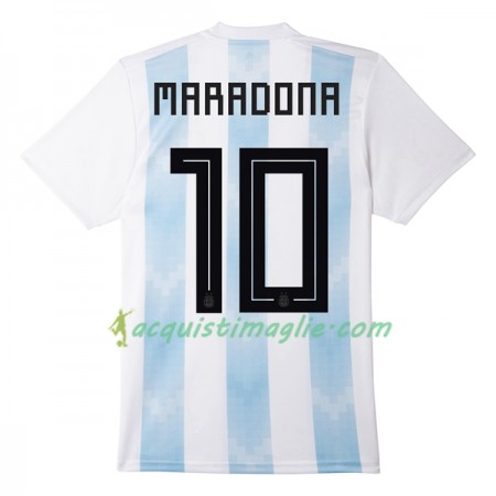 Divisa di Calcio Argentina Maradona 10 Prima Mondiali 2018